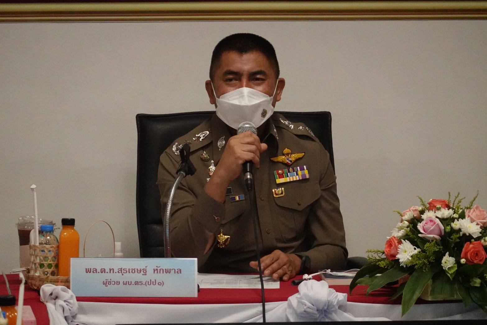 ผู้ช่วย "โจ๊ก" ตรวจประเมินโครงการ Smart Safety Zone 4.0  สภ.กันทรารมย์