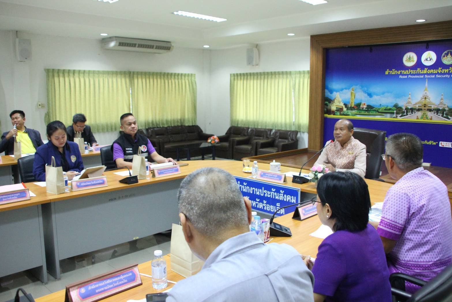 ร้อยเอ็ดตรวจสอบการทำงานของคนต่างด้าวและนายจ้างสถานประกอบการ ครั้งที่ 1/2568 