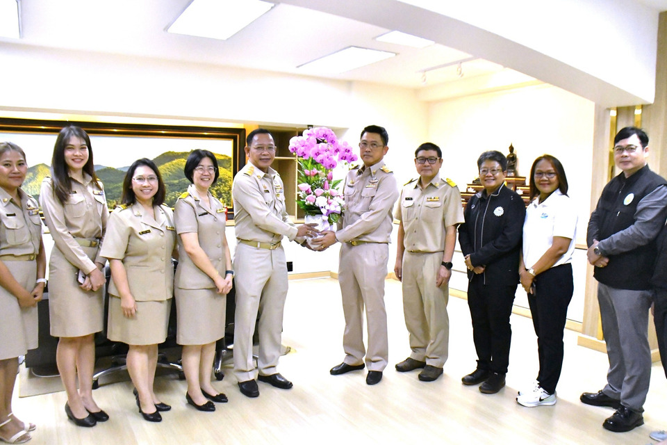 สำนักสำรวจด้านวิศวกรรมและธรณีวิทยา แสดงความยินดีผู้อำนวยการคนใหม่