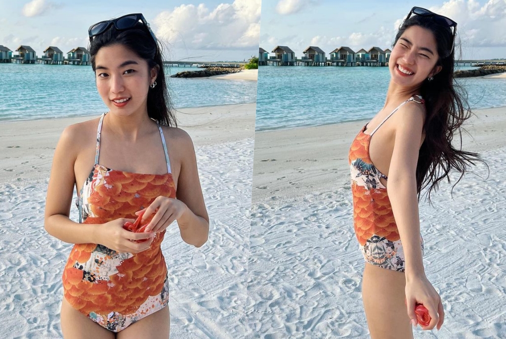 "ก้อย อรัชพร" อวดผิวออร่าส่งตรงความแซ่บจากมัลดีฟส์