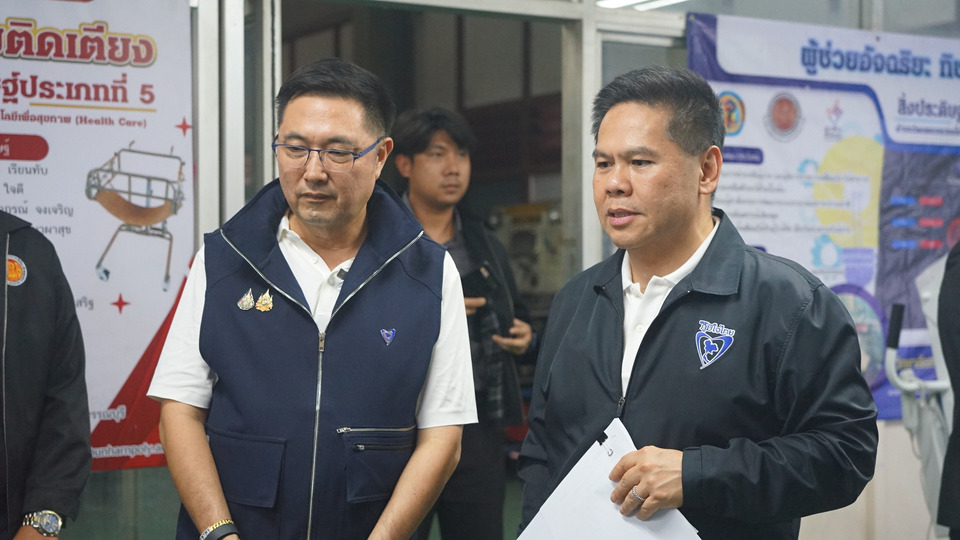 เดินหน้าสร้าง "สุพรรณบุรีโมเดล" ผนึกกำลังเปิดศูนย์กายอุปกรณ์ครบวงจร "วราวุธ" นำทีมยกระดับคุณภาพชีวิตผู้สูงอายุ-ผู้พิการ