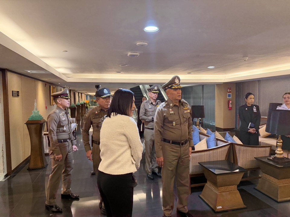 “บิ๊กต๋อง” ตรวจเงียบ สภ.สุวรรณภูมิ เตรียมพร้อมรับประชุมหัวหน้าตำรวจอาเซียนครั้งที่ 43 