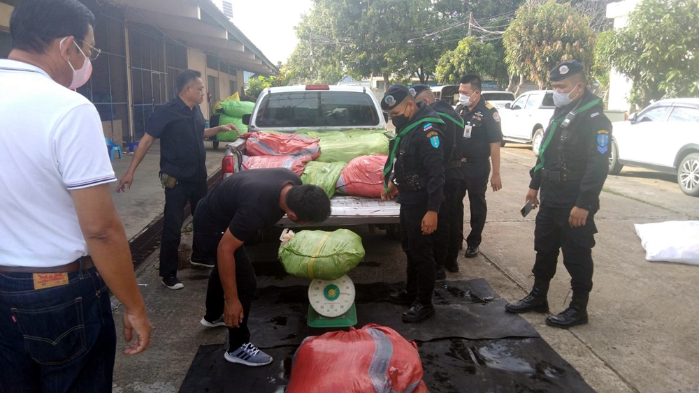 จับกองทัพมดลักลอบนำเข้าซากสุกร 1,500 กก. ตบตา จนท.ซุกใต้กระสอบผ้ามือสอง