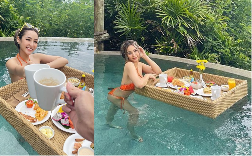 "ชิปปี้" เสิร์ฟแซ่บเต็มสระ แต่ชาวเน็ตหลุดโฟกัสถามช็อตชนแก้วมือใคร