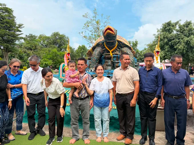 "พญาเต่างอย" ให้โชคใหญ่! แม่วรรนา ถูกรางวัลที่ 1 รับเต็มๆ 6 ล้าน กลับมาแก้บนพร้อมครอบครัว