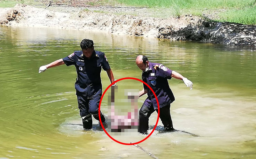 ชาวบ้านออกหาปลาพบอีกที่เป็นศพลอยน้ำอยู่ในบ่อ