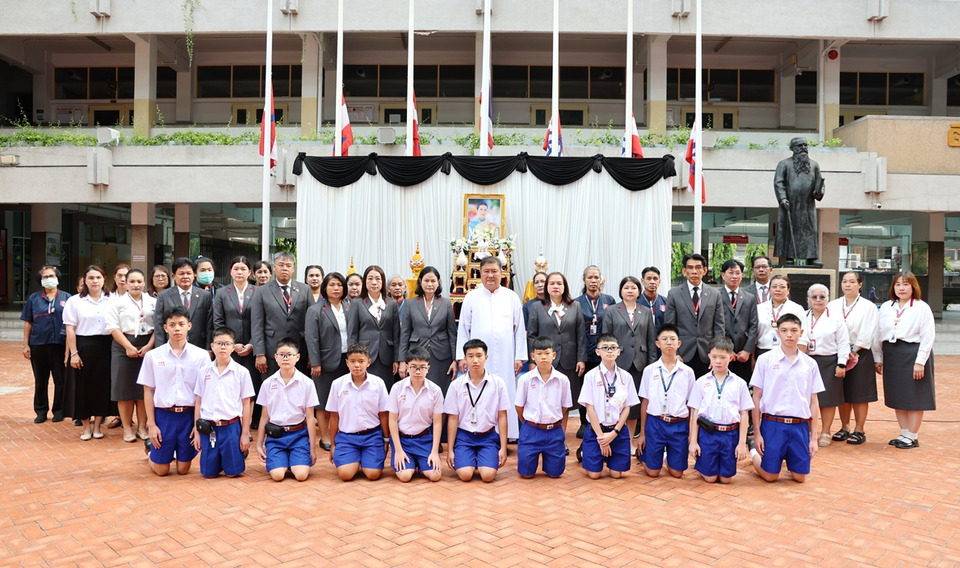 โรงเรียนอัสสัมชัญ จัดพิธีถวายสักการะเจ้าฟ้าพัชรกิติยาภาฯ