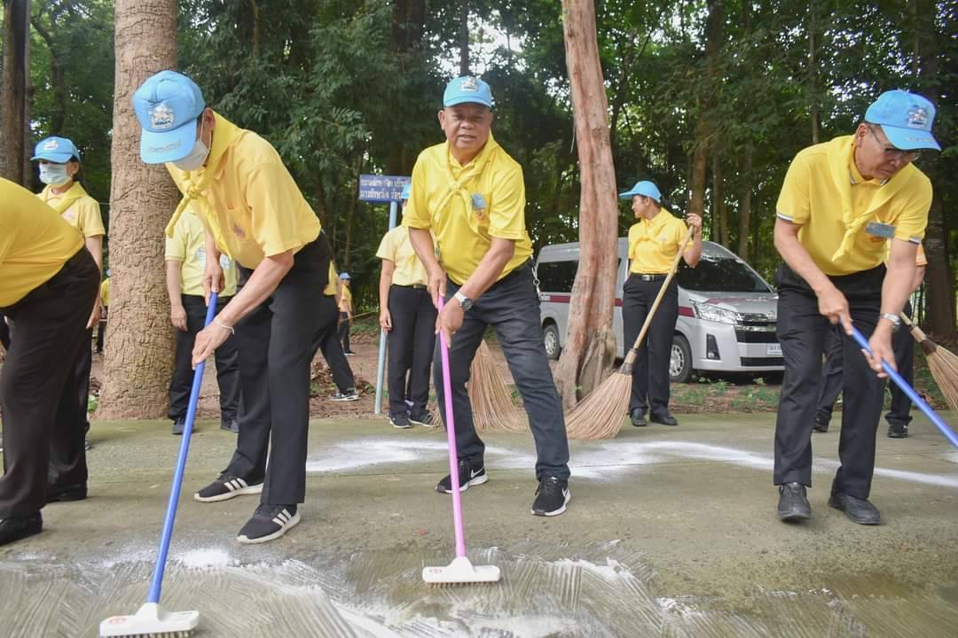 จิตอาสายโสธร ร่วมพัฒนาวัดในโอกาสวันสมเด็จพระนารายณ์มหาราช