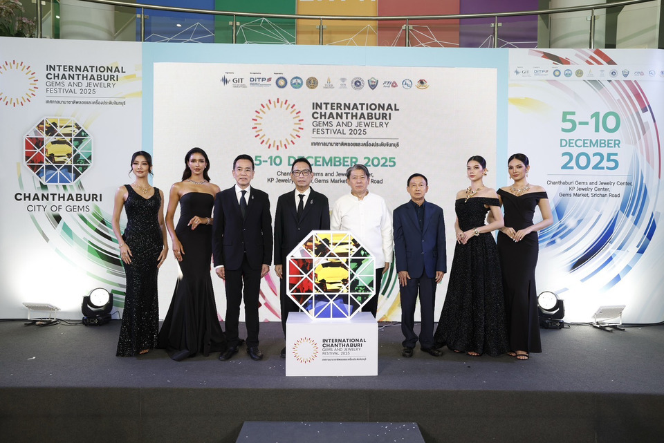 เทศกาลนานาชาติพลอยและเครื่องประดับจันทบุรี 2025 เริ่มแล้ว! คาดผู้เข้าชมกว่า 11,000 คน หนุนศก.ปลายปี