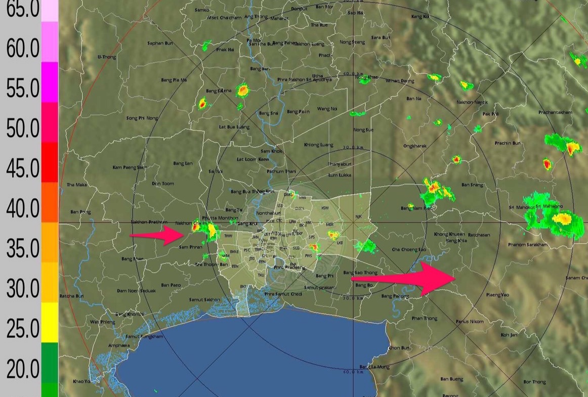 กทม.ฝนตกแล้ว วางแผนเดินทางกลับบ้านช่วงเย็นให้ดี