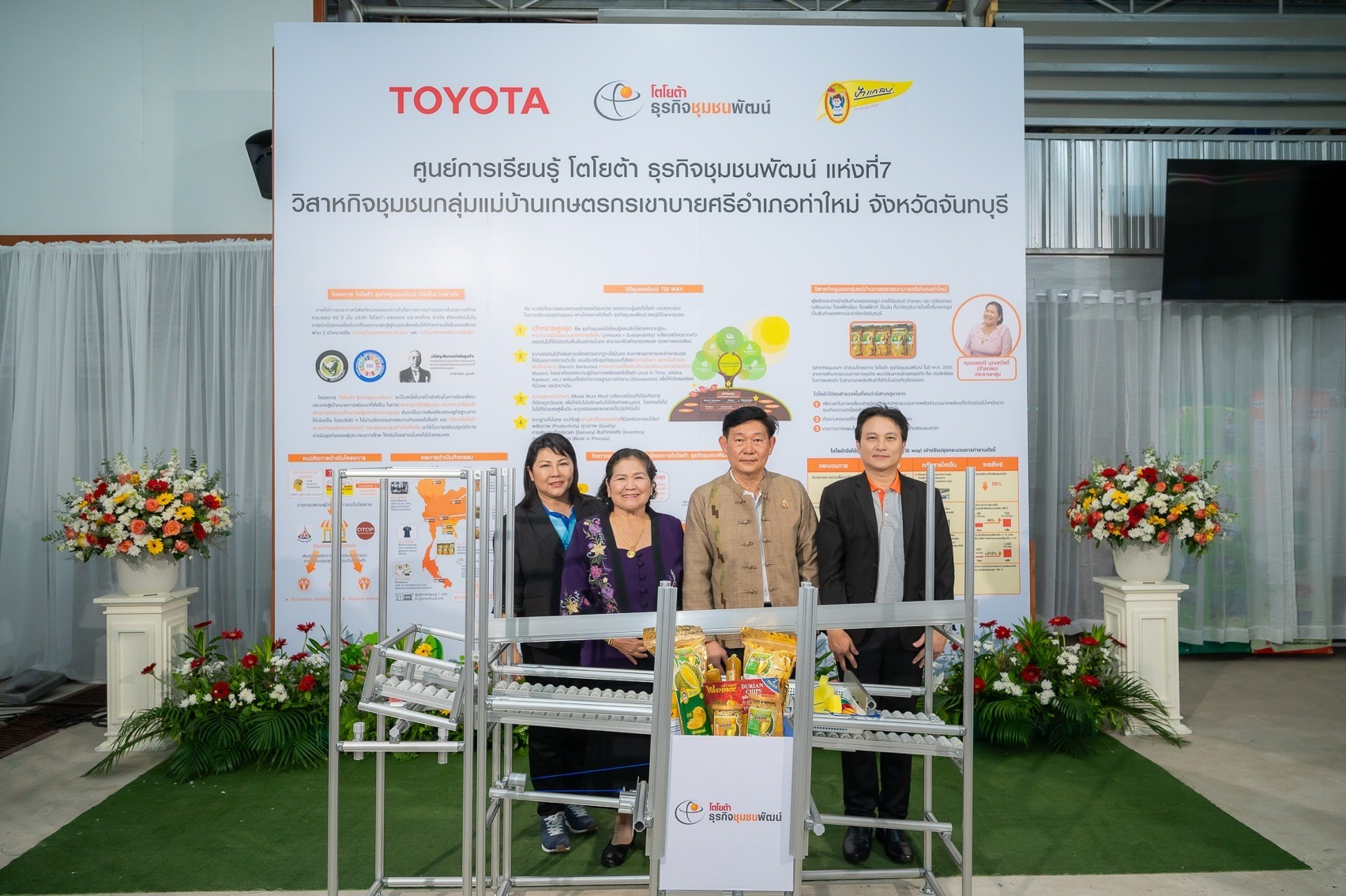 โตโยต้าเปิดศูนย์เรียนรู้ธุรกิจชุมชนพัฒน์ “TSI Way” จันทบุรี