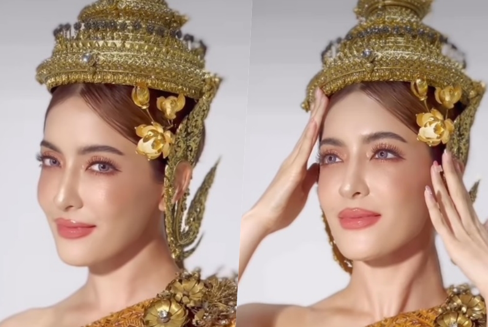"พิ้งกี้ สาวิกา" แปลงโฉมเป็นนางสงกรานต์สวยสะกด