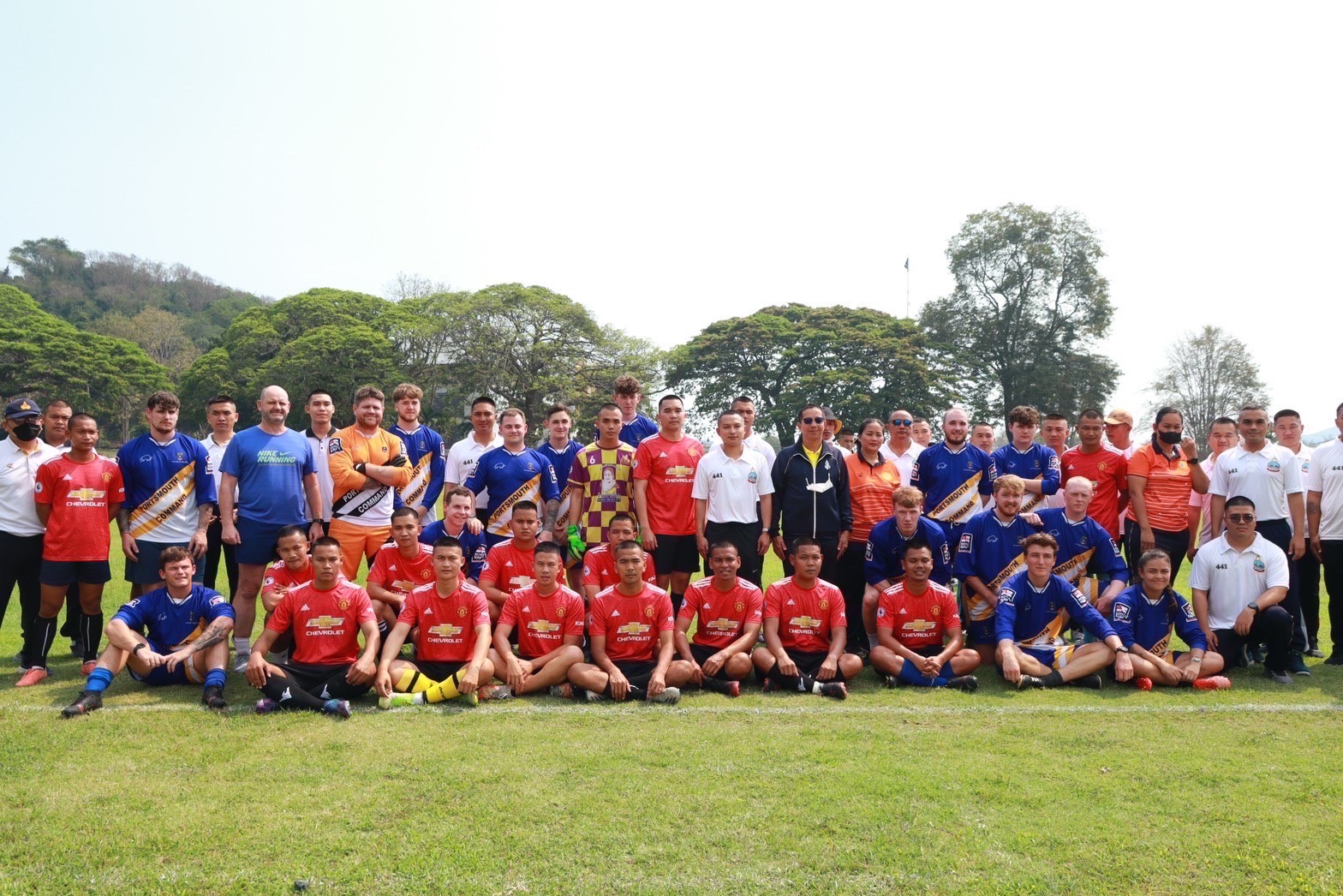 เตะเชื่อมความสัมพันธ์ ร.ล.กองทัพเรือไทย vs สหราชอาณาจักร 
