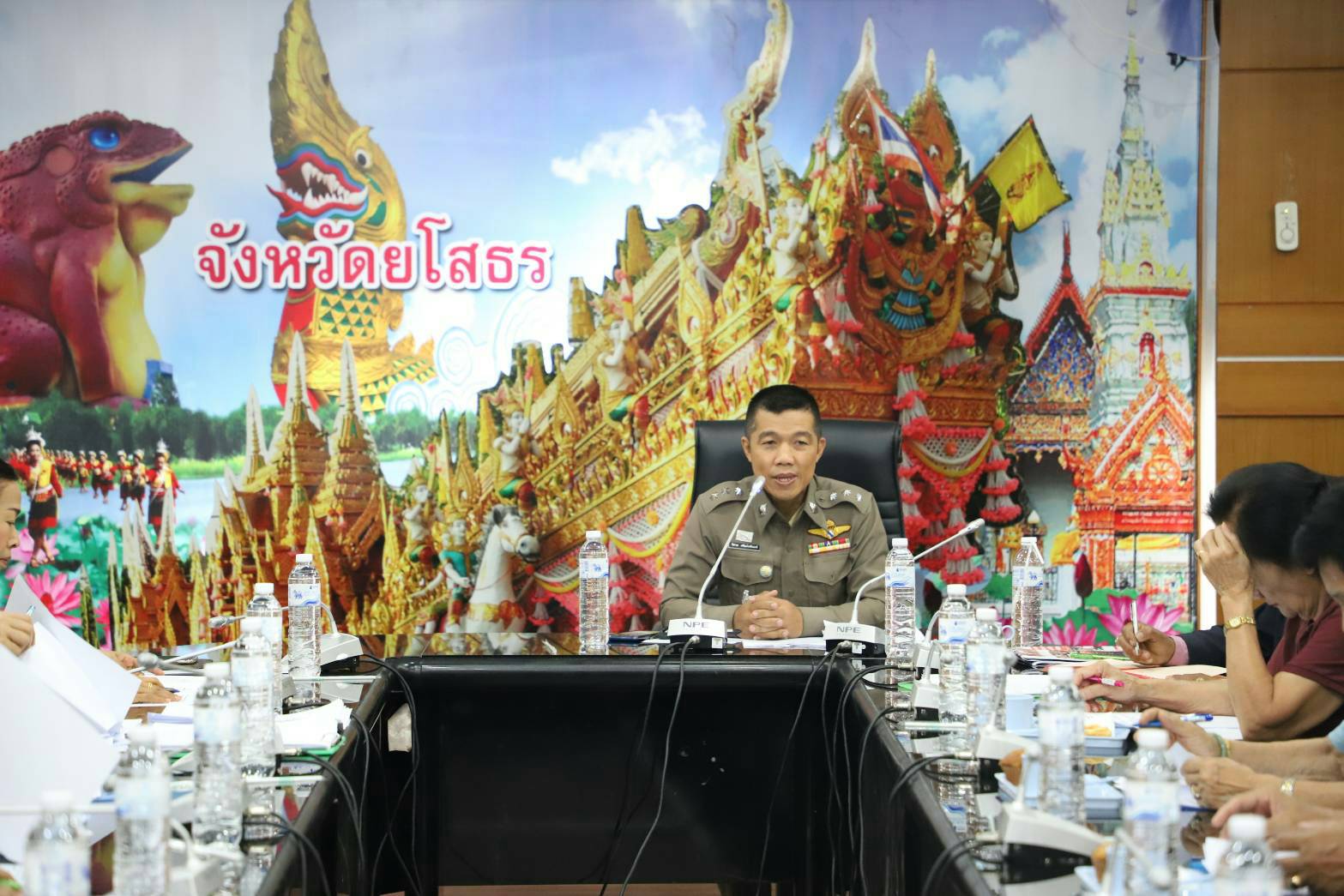 ยโสธรคณะกรรมการสงเคราะห์เด็กและเยาวชนสรุปผลการดำเนินงาน​  พร้อมรับทราบอุปสรรคและปัญหา