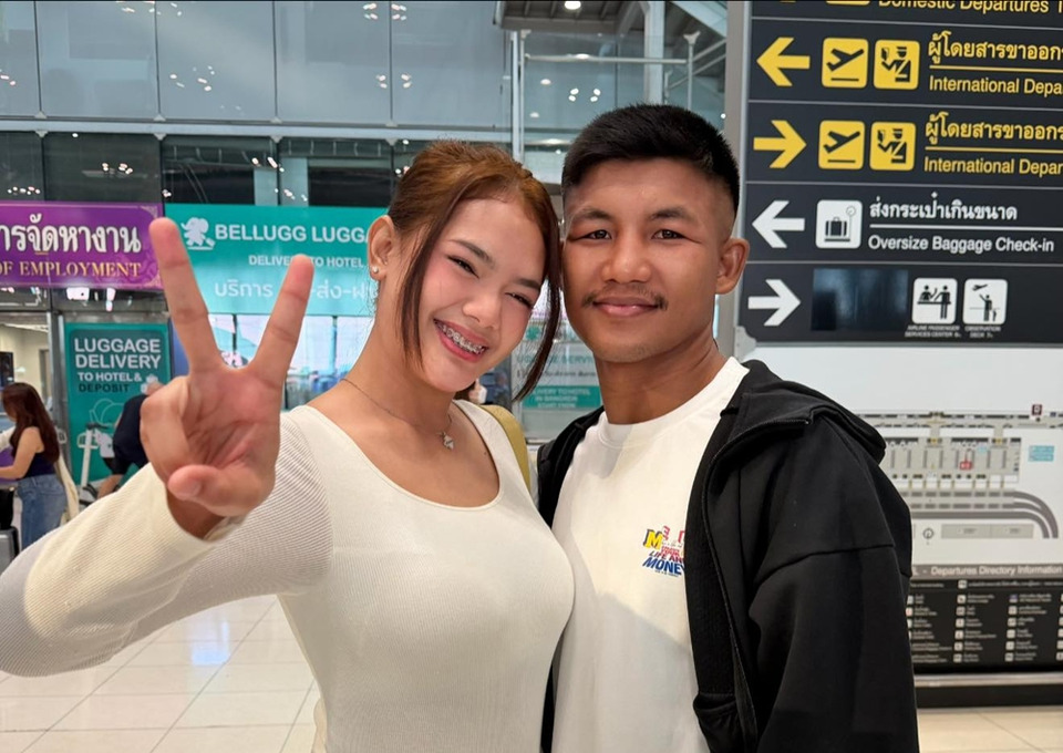 "รถถัง" บินถึงญี่ปุ่นแล้ว! น้ำหนักเกิน 3 กก. ก่อนดวล "ทาเครุ เซกาวา" ศึก ONE SAMURAI 1 