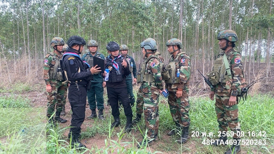 ชายแดนโคกสูง สระแก้ว ตึงเครียด! พบชาวกัมพูชาไถพื้นที่อ้างสิทธิ์ ฝ่ายไทยเจรจา-ยุติรุกล้ำชั่วคราว 