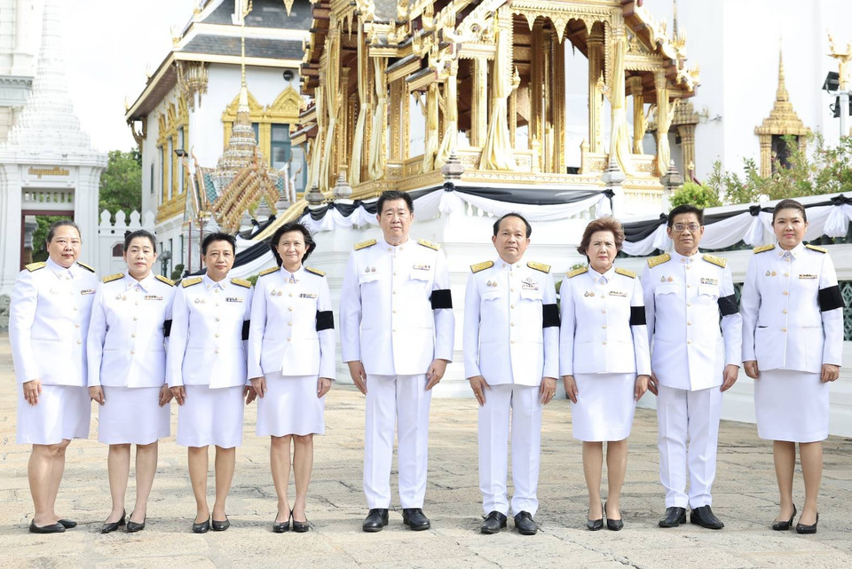 ออมสิน ร่วมผลัดเวรเฝ้าฯ ในพระพิธีธรรมสวดพระอภิธรรมพระศพ "เจ้าฟ้าพัชรกิติยาภาฯ"