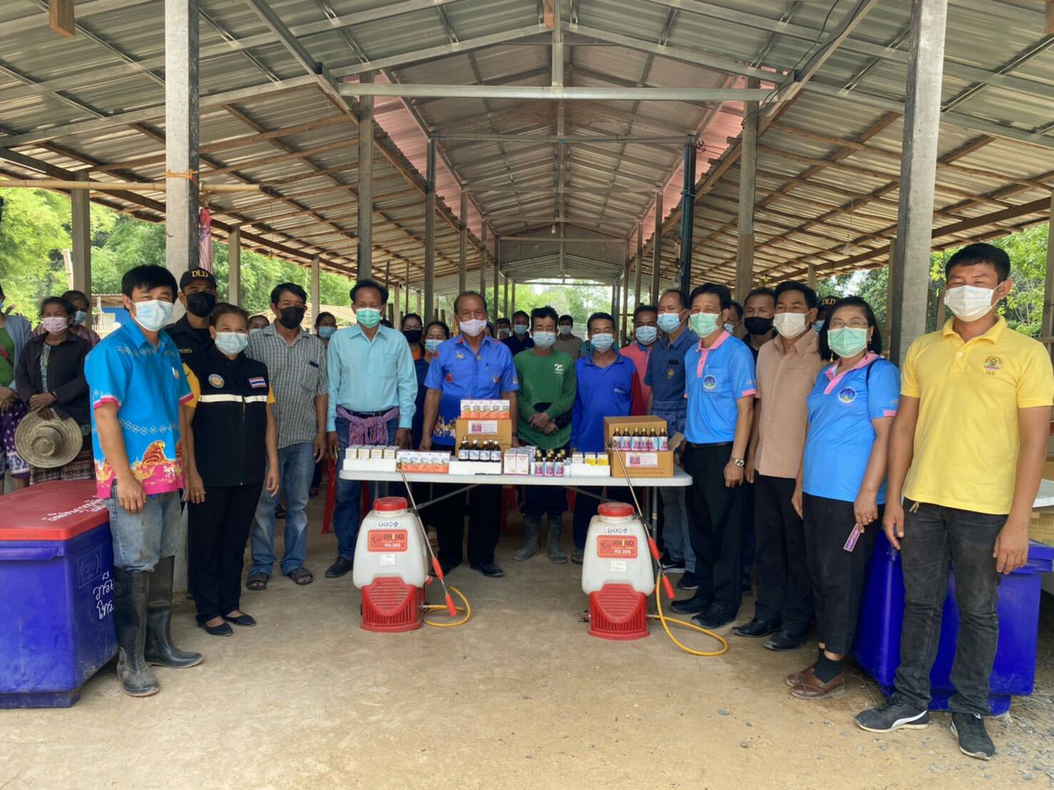ปศุสัตว์ยโสธร ร่วมกับ อบต.กระจาย จัดตั้งคลังยาสัตว์  ดูแลสุขภาพสัตว์ของเกษตรกร