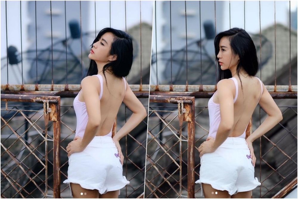 'วีเจจ๋า' อวดแผ่นหลังขาวโบ๊ะ หุ่นแซ่บสะท้านไอจี