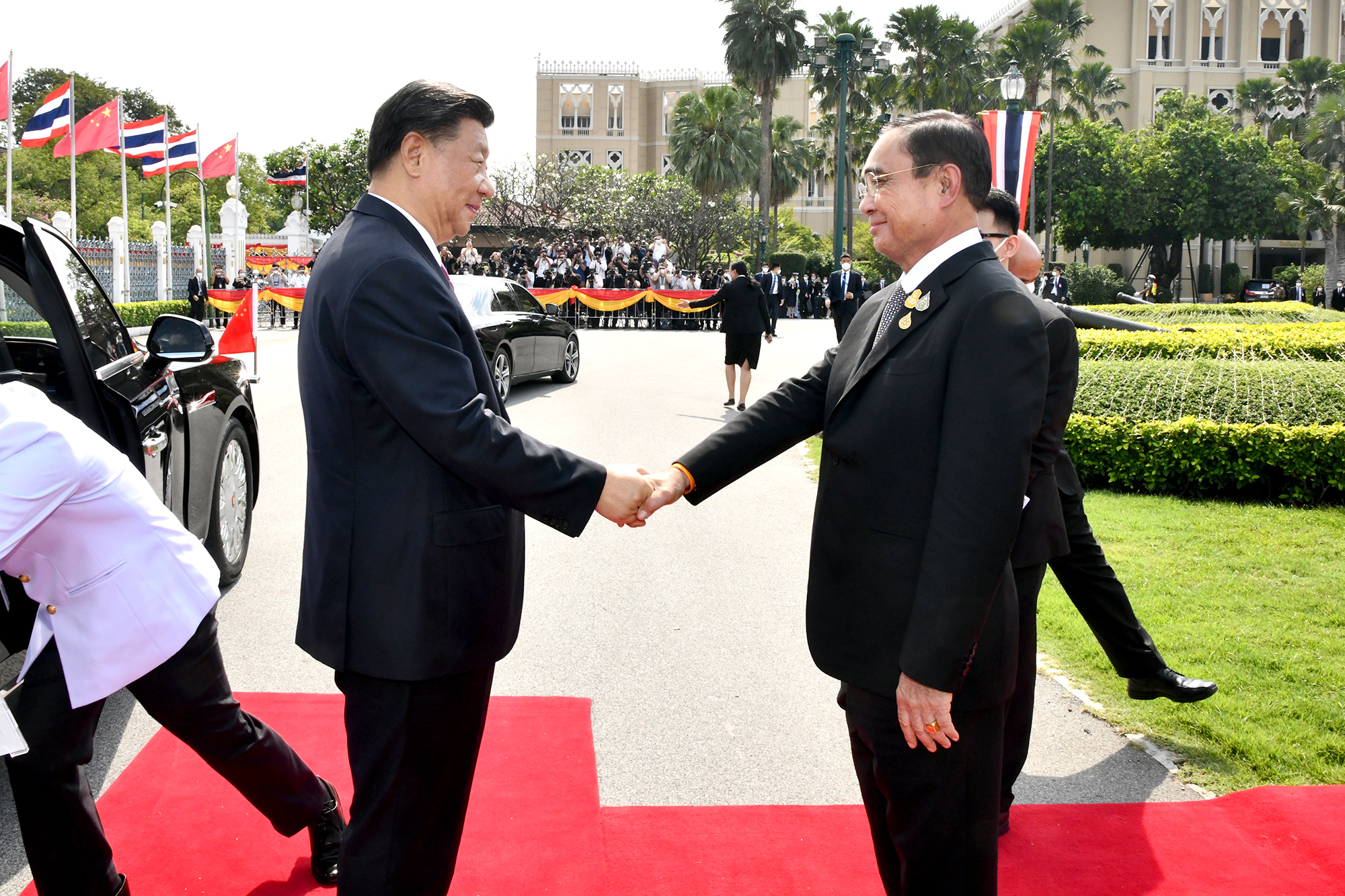 เปิด แถลงการณ์ร่วม "ประธานาธิบดีจีน-นายกรัฐมนตรีไทย"