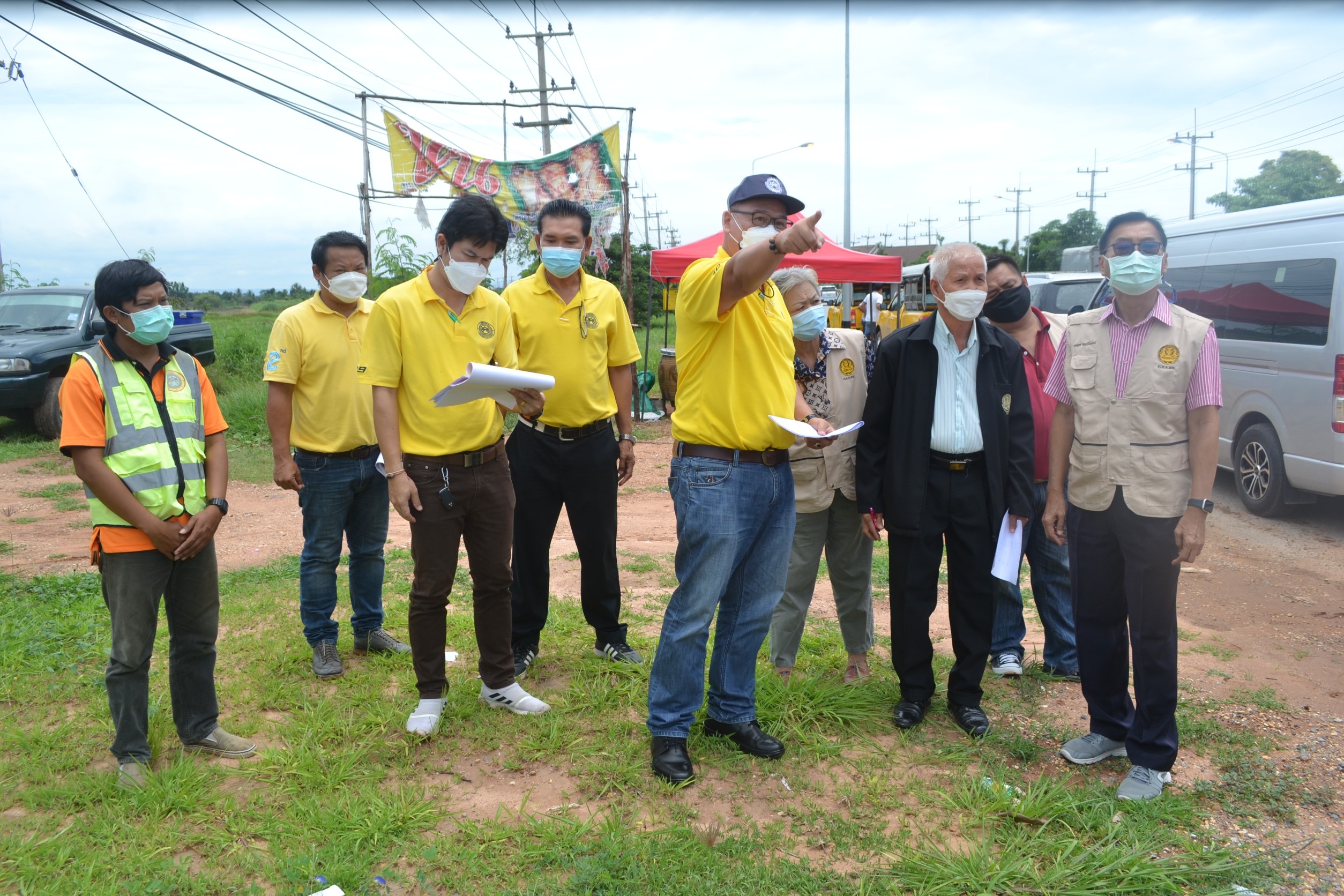 คณะกรรมการธรรมาภิบาล จ.ชัยภูมิ ลงพื้นที่ตรวจสอบการเดินสายไฟฟ้าทางหลวง หมายเลข 201 