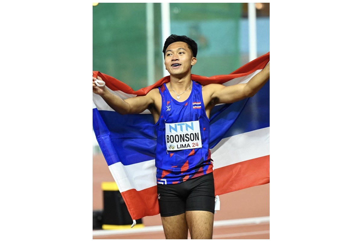 เปิดประวัติ "บิวภูริพล" สร้างประวัติศาสตร์คว้าเหรียญเงินวิ่ง 100 เมตร กรีฑาเยาวชนโลกที่เปรู