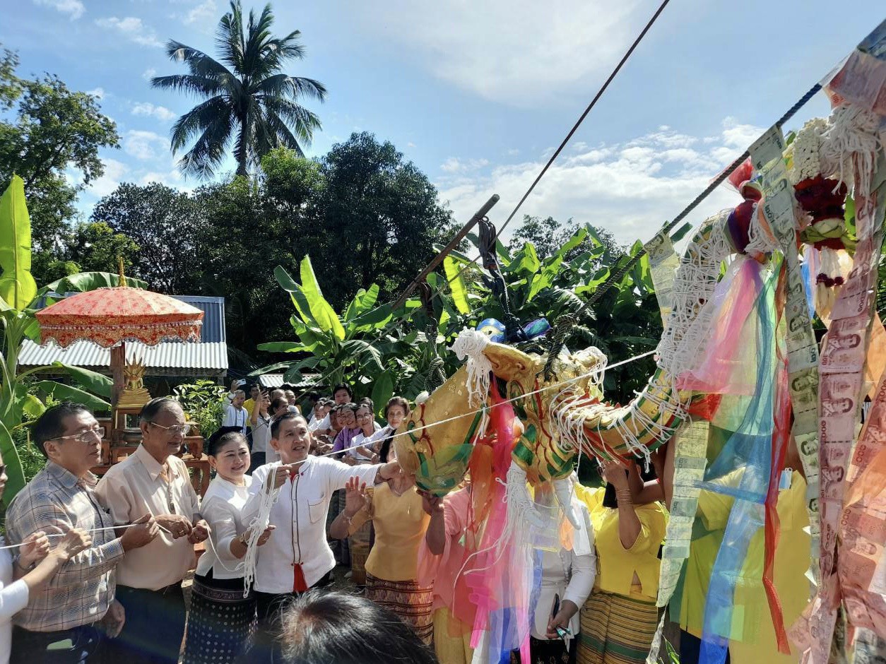 วัฒนธรรมจังหวัดอุตรดิตถ์ เปิดศูนย์เรียนรู้ตามรอยศาสตร์พระราชา ชุมชนคุณธรรมวัดห้วยแมง 