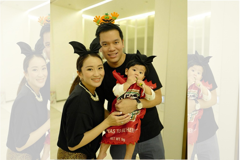 "อุ๊งอิ๊ง" โชว์ภาพครอบครัวสุดน่ารัก รับวันฮาโลวีน