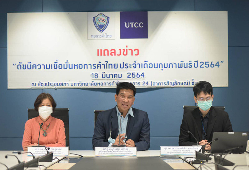 พิษโควิดทุบ ศก.อ่วม-ชุมนุมการเมือง ดัชนีเชื่อมั่นหอการค้าก.พ.64 ต่ำสุดรอบ 26 ด.ชง 4 เรื่องเร่งด่วน 