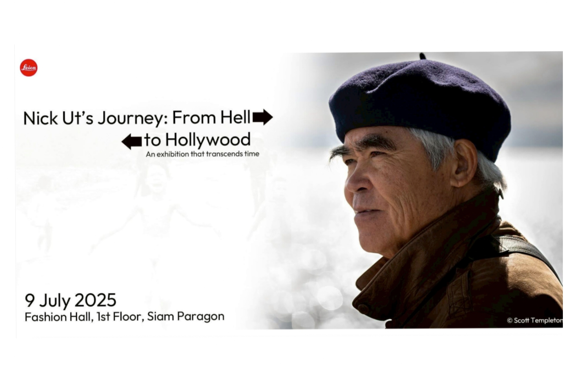  Nick Ut  จัดนิทรรศการภาพถ่าย ฉลองเปิดตัว Leica Store Siam Paragon  9 ก.ค.นี้