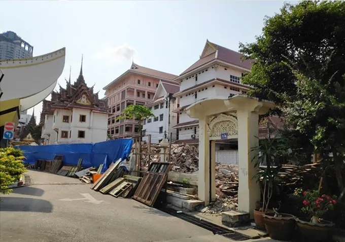 กรมศิลป์ระบุอาคารรื้อถอนในวัดยานนาวาไม่ใช่โบราณสถาน