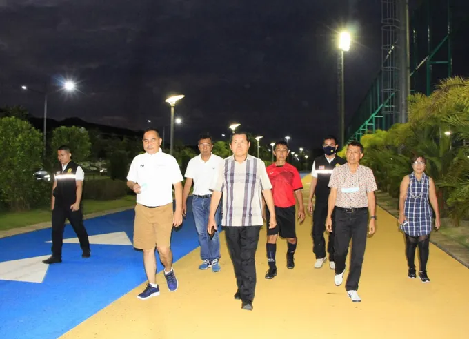 นิพนธ์ ตั้งมั่นตามปณิธาน "ป๋าเปรม" ตรวจสวนเมืองสงขลาก่อนเปิดใช้จริง