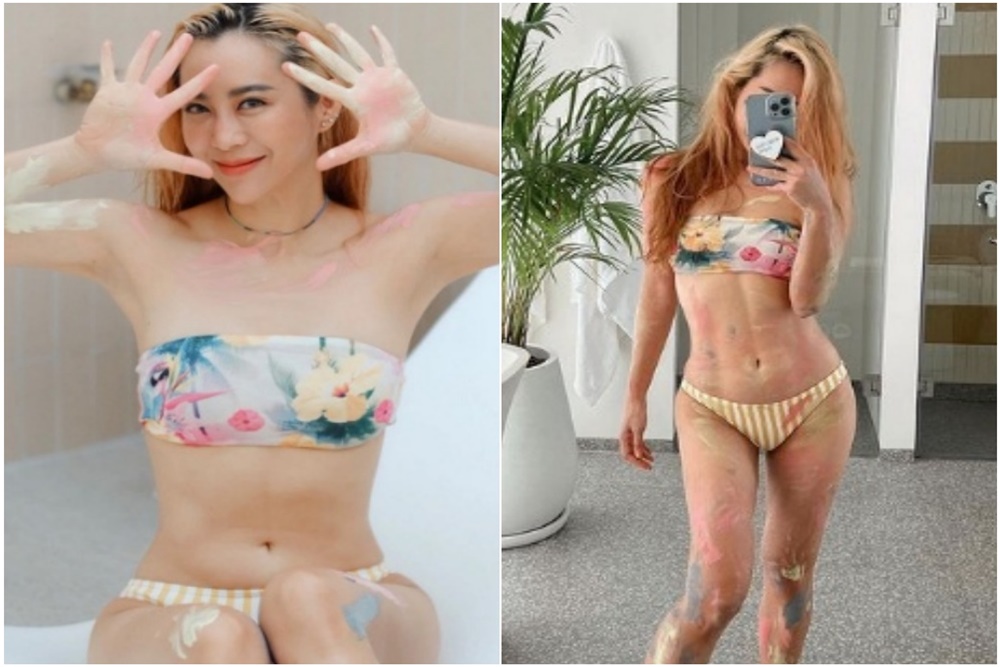 'วีเจจ๋า' อวดเซ็กซี่นุ่งบิกีนีทำสปาโคลน 