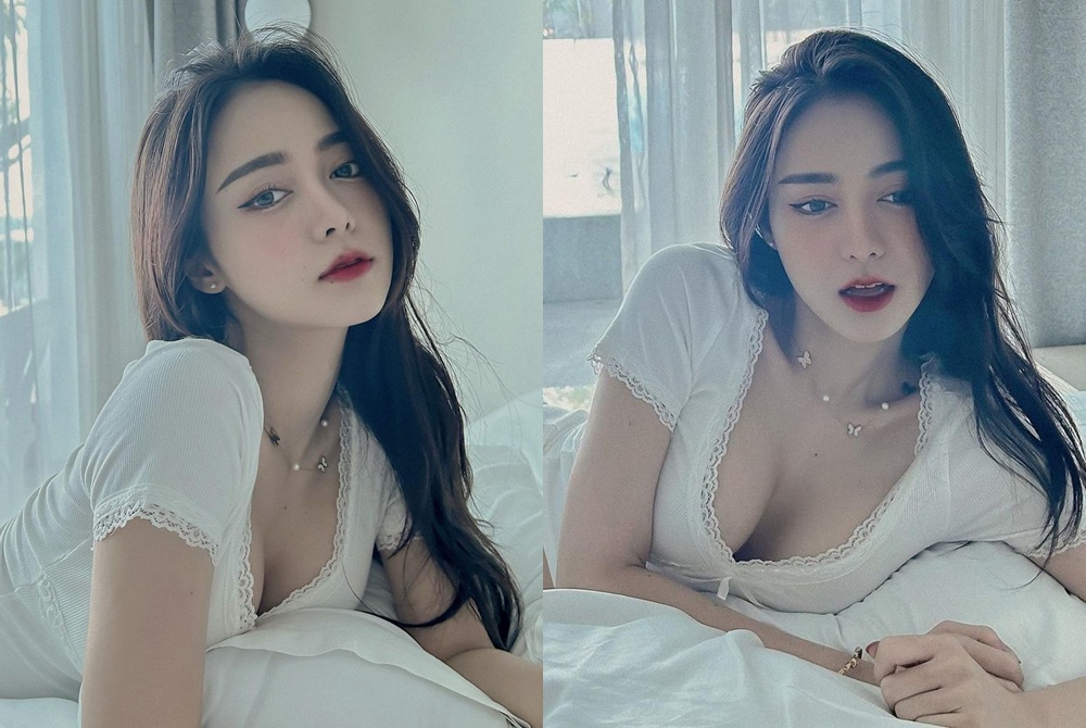 สวยแซ่บ! "เอื้อย พรสวรรค์" ปล่อยช็อตเด็ดอวดอึ๋มกระแทกตา