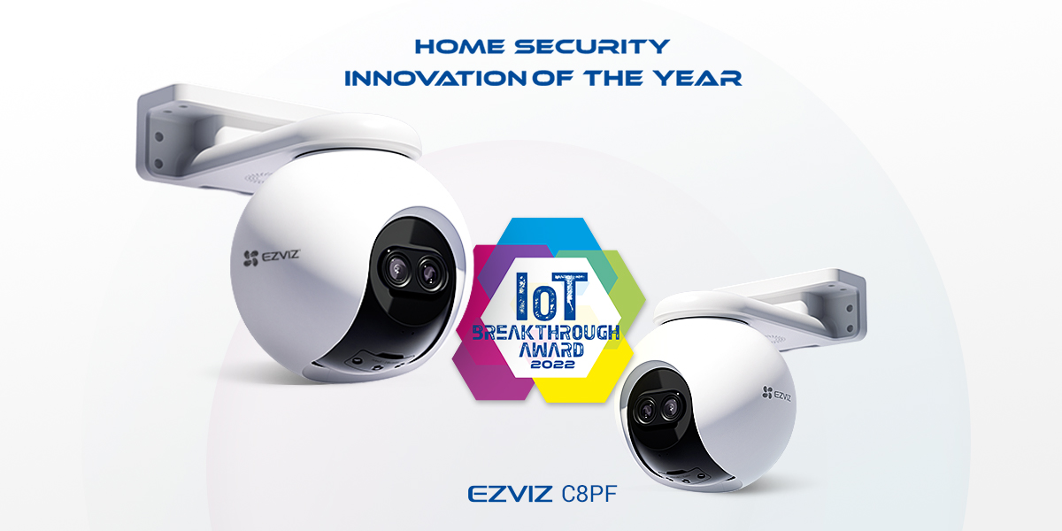 กล้องสมาร์ทโฮม EZVIZ รุ่น ‘C8PF’ เลนส์คู่อัจฉริยะ คว้ารางวัล "Home Security Innovation of the Year" 