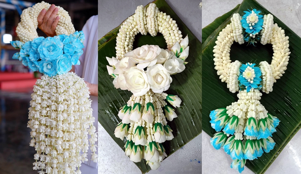 ตลาดดอกไม้สี่มุมเมือง แนะนำ 4 ร้านพวงมาลัยระดับชาววัง ต้อนรับวันแม่แห่งชาติ