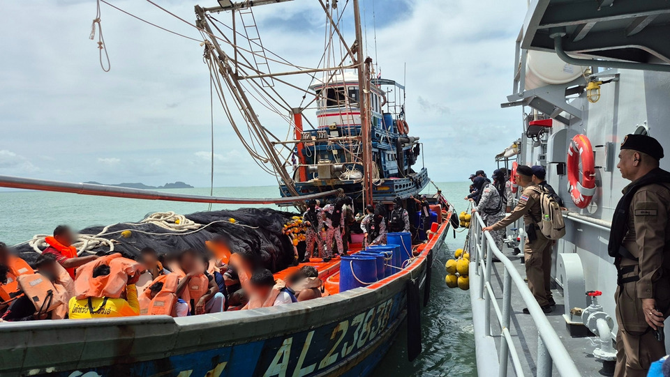 ศรชล.สตูลปูพรมกลางทะเล ตรวจเข้มเรือประมง-แรงงานต่างด้าว เฝ้าระวังสแกมเมอร์แฝงตัว