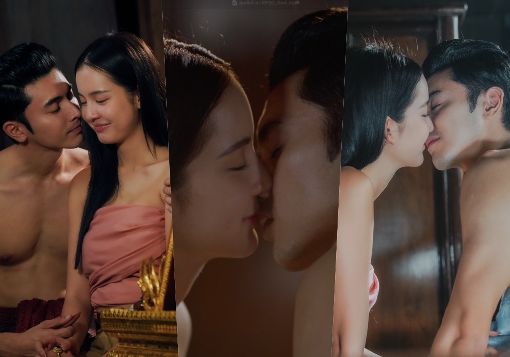 จูบฉ่ำไม่เกรงใจคนดู! “ภณ - โบว์ ” โชว์หวานอุ่นเครื่องก่อนเข้าหอใน “คุณพี่เจ้าขาดิฉันเป็นห่านมิใช่หงส์”