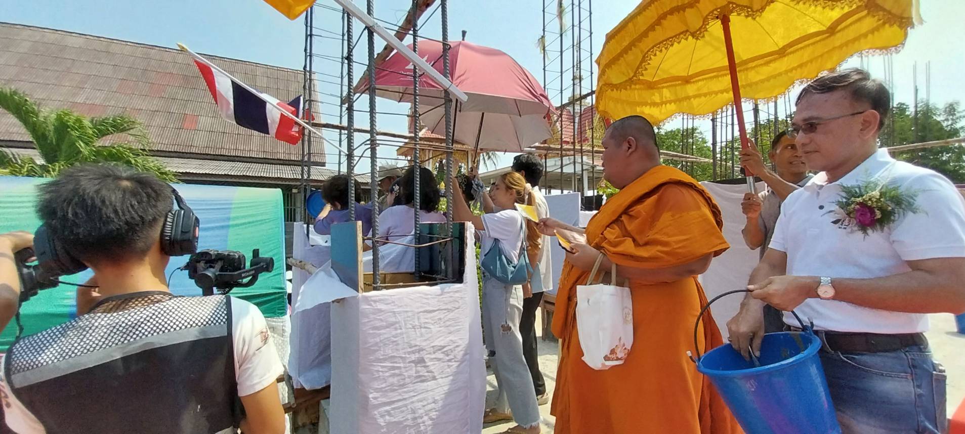 "วัดศิริสัจจัง"ทำพิธีบวงสรวงดวงอภิมหาเศรษฐีเสาอุโบสถถวายเป็นพระราชกุศลแด่สมเด็จพระกนิษฐาธิราชเจ้าฯ