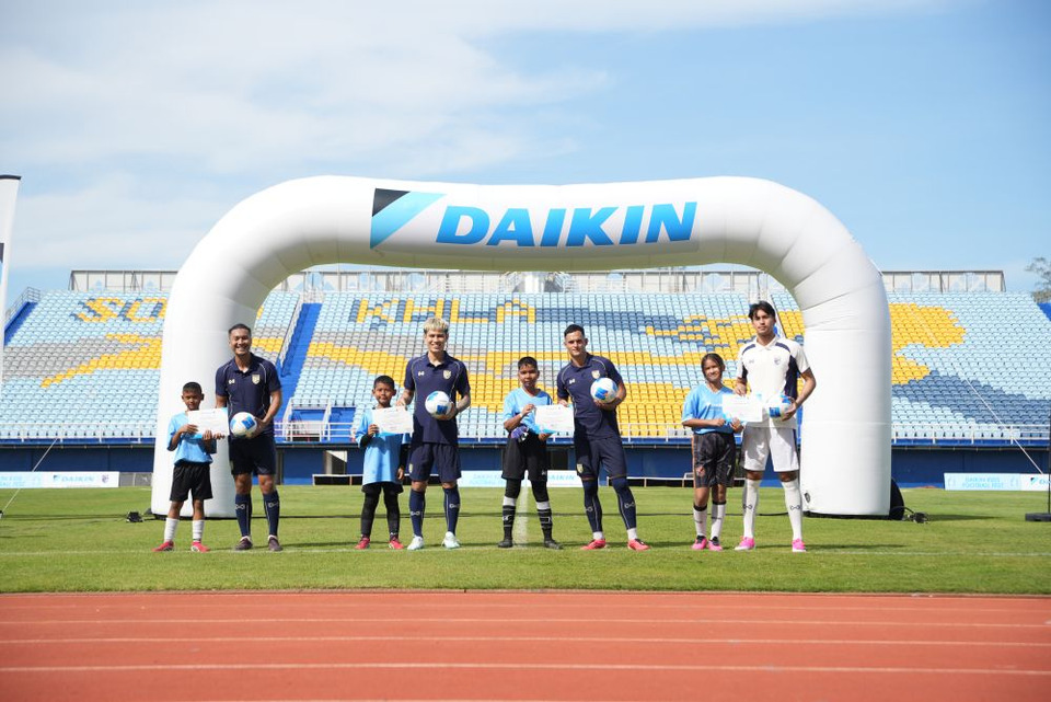 “ไดกิ้น” จัดฟุตบอลคลินิค "Daikin Kids Football Fest” ครั้งที่ 6" ที่ สงขลา มุ่งยกระดับทักษะลูกหนังเยาวชนไทยในภาคใต้
