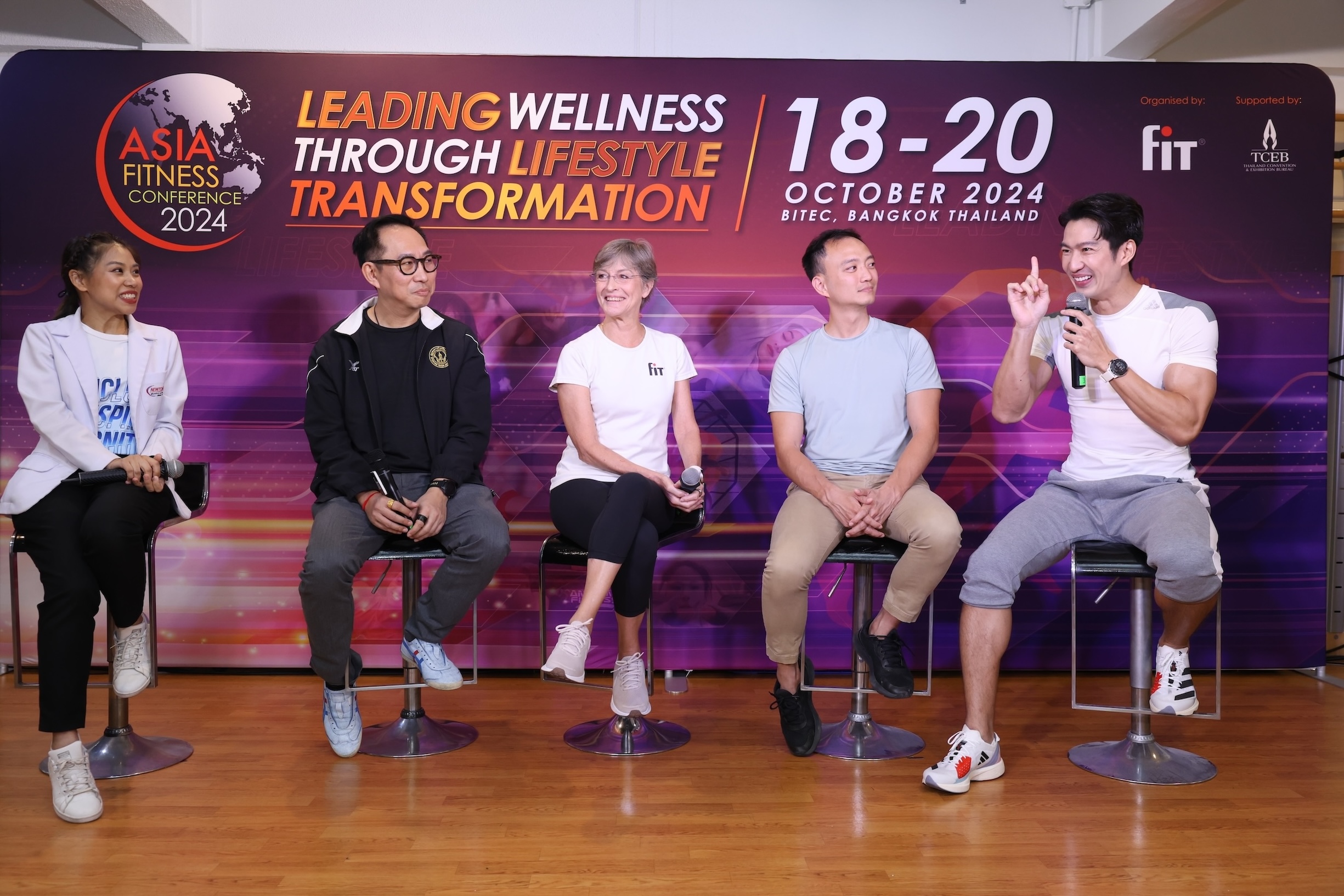 เอเชีย ฟิตเนส คอนเฟอเรนซ์ 2024! ชวนระเบิดพลังความฟิต เกาะติดเทรนด์และนวัตกรรมด้านสุขภาพและการออกกำลังจากเหล่ากูรูชั้นนำระดับโลก
