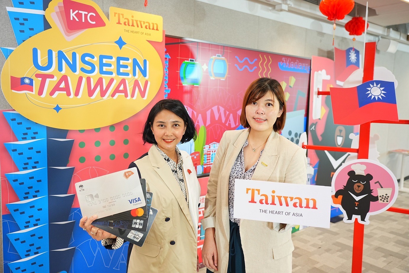 การท่องเที่ยวไต้หวันจับมือเคทีซีเปิดโลก'Unseen Taiwan'ตั้งเป้าสิ้นปี 66 ดึงคนไทยเข้าประเทศ 2 แสนคน