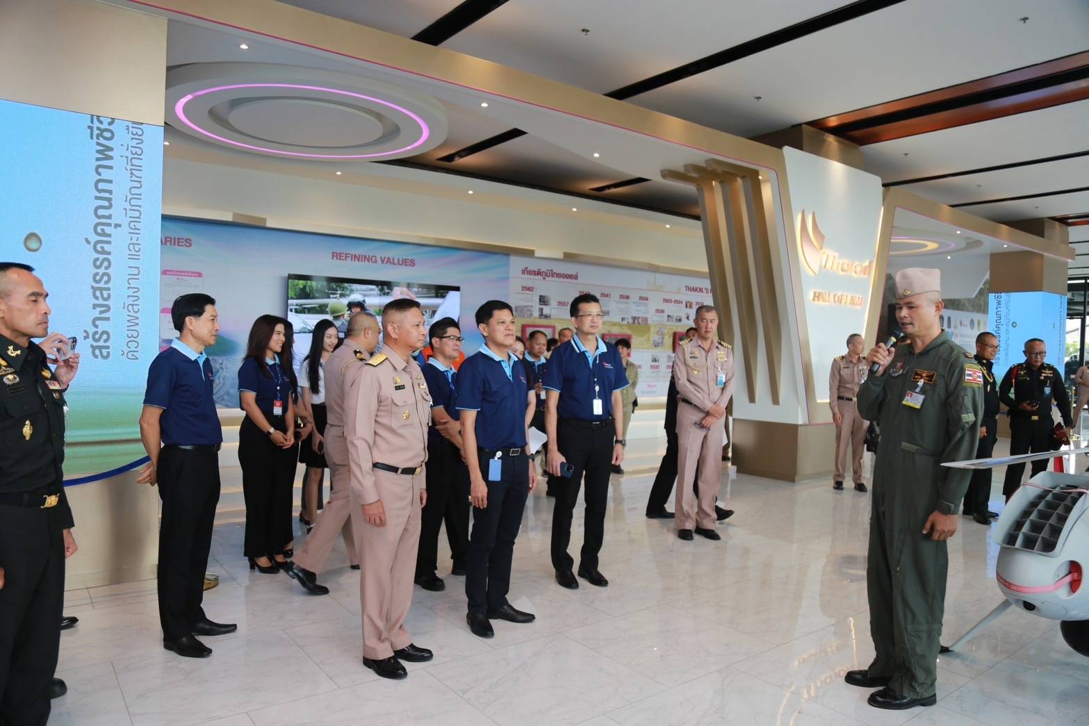 กลุ่มไทยออยล์ ร่วมกับทัพเรือภาคที่ 1 ฝึกซ้อมใหญ่แผนรักษาความปลอดภัยเรือ