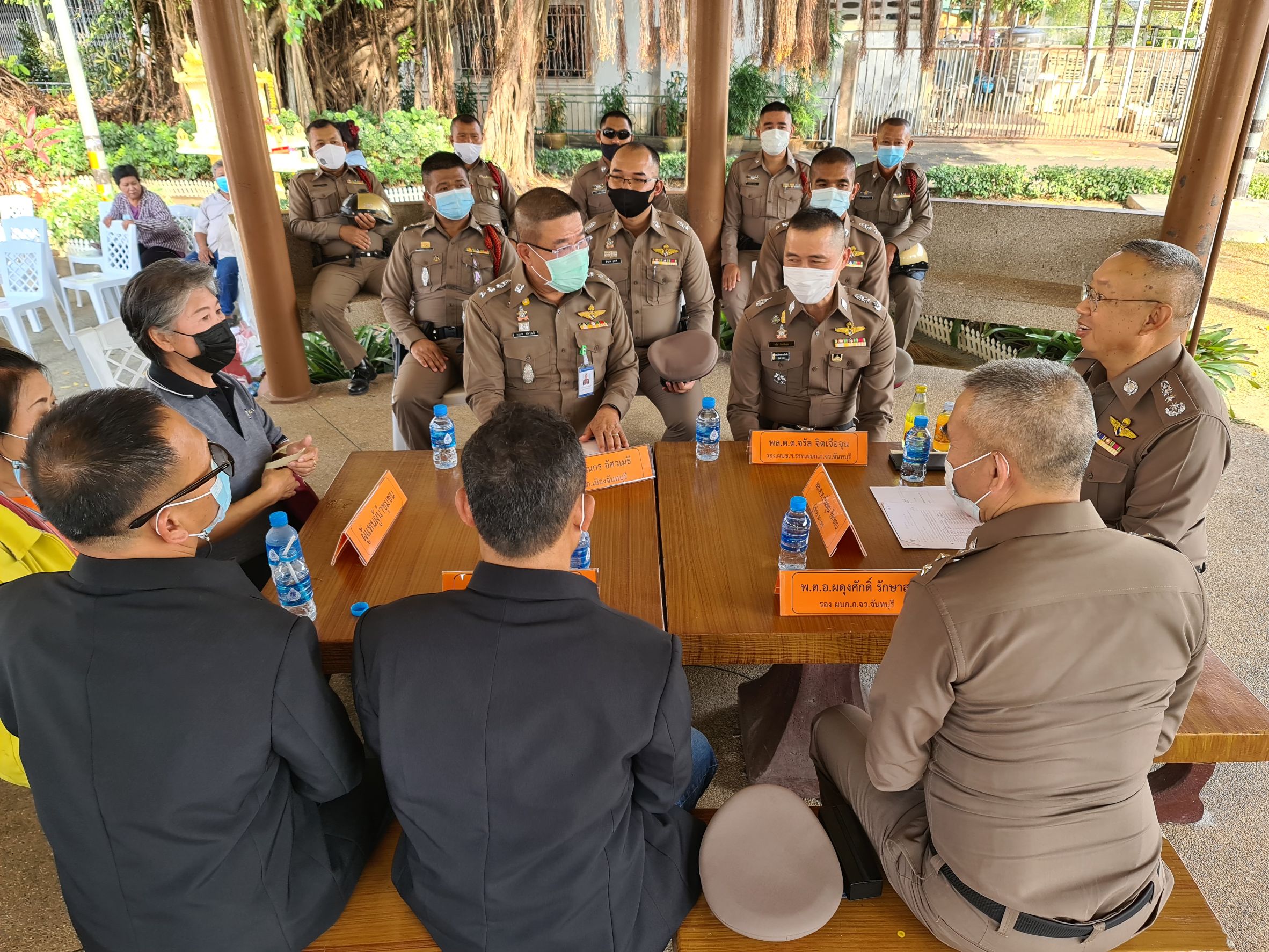 ผู้ช่วย เพิ่มพูน ลงพื้นที่ตรวจเยี่ยมงานตำรวจชุมชนและการมีส่วนร่วมของประชาชนในพื้นที่ภาคตะวันออก. 