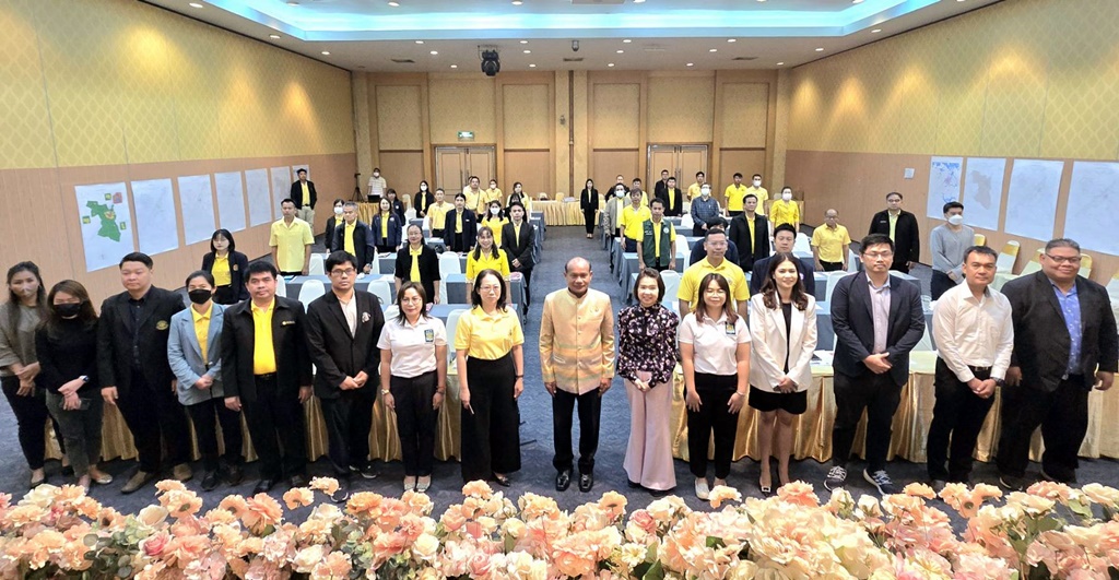 รองผู้ว่าฯร้อยเอ็ด ประชุมรับฟังความคิดเห็นผู้เกี่ยวข้อง เร่งจัดทำร่างผังเมืองรวม