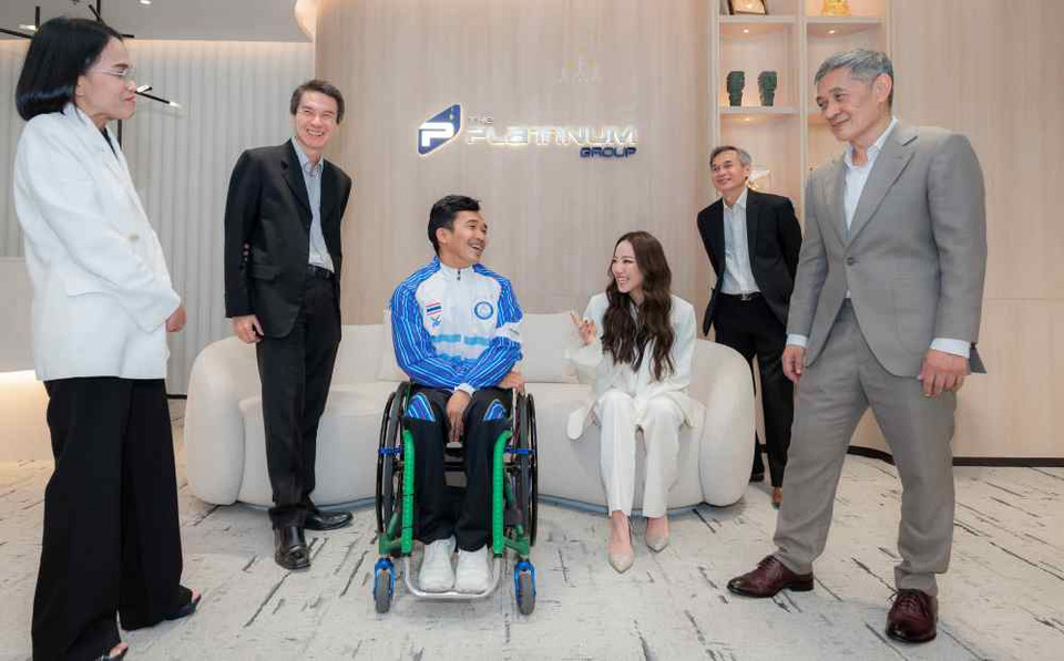 เดอะ แพลทินัม กรุ๊ป รับ “บีม ชัยวัฒน์” ฮีโร่พาราลิมปิกทีมชาติไทย ร่วมงาน สร้างแรงบันดาลใจและคุณค่าให้สังคม