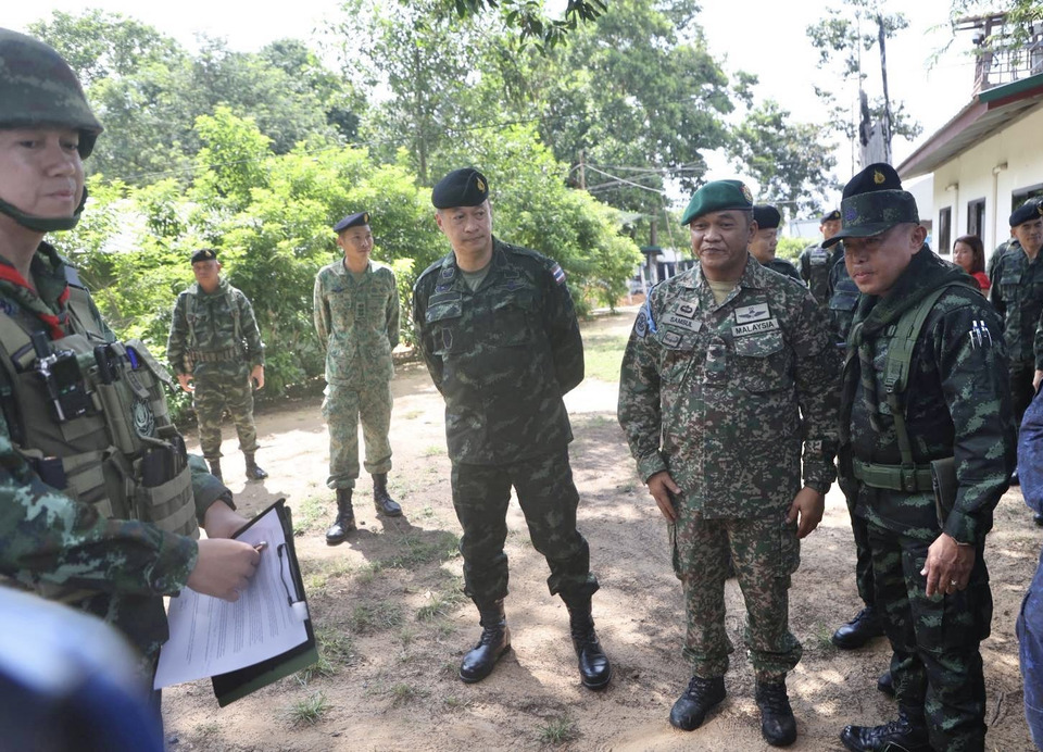 IOT ลงพื้นที่สายตะกู บุรีรัมย์ ตรวจเยี่ยมชายแดน ชมไทยปฏิบัติตามข้อตกลงหยุดยิง ให้ข้อมูลโปร่งใส
