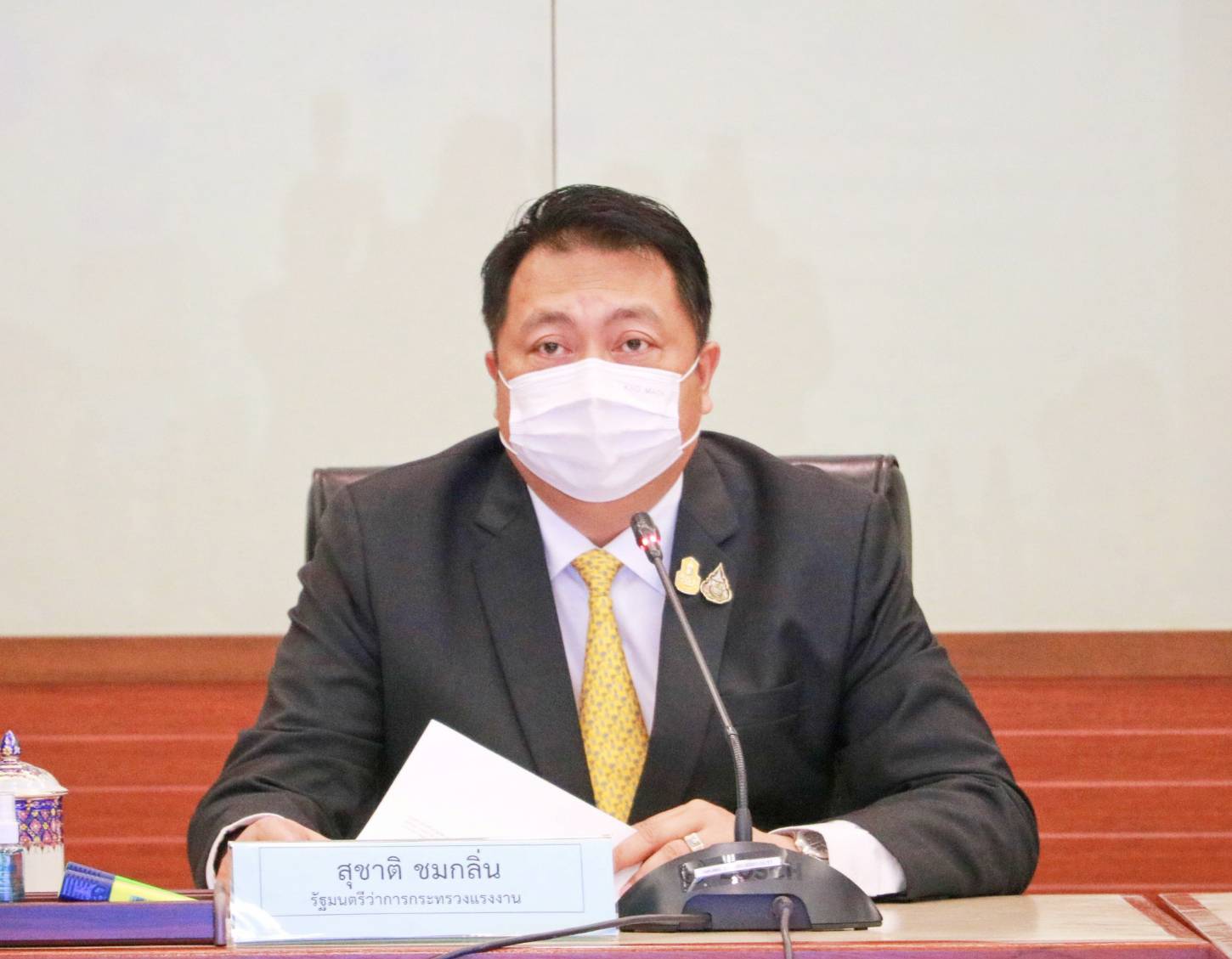 รมว.แรงงาน ส่งทีมแพทย์ตรวจชุดเฉพาะกิจฯก่อนลุยปราบปรามแรงงานต่างด้าวผิดกฎหมายทั่วประเทศ
