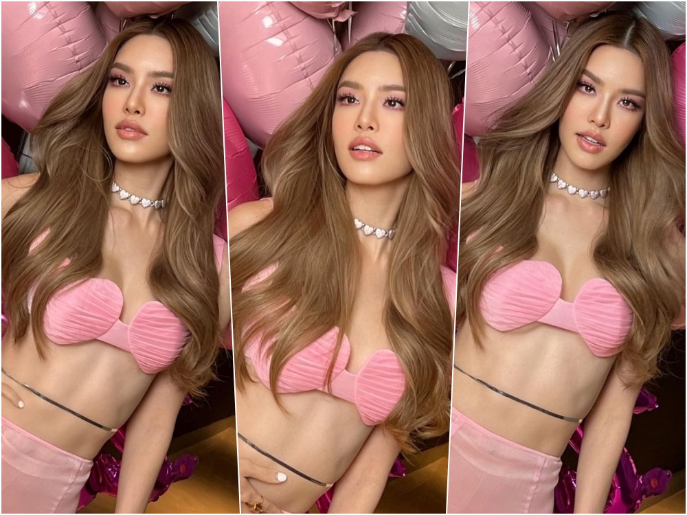 "เกรซ กาญจน์เกล้า" ต้อนรับ Valentine's Day ด้วยชุดเกาะอกรูปหัวใจสุดแซ่บ 