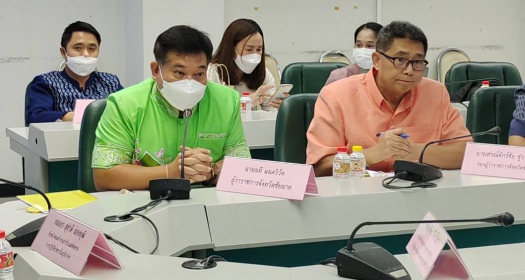  คณะทำงานกำกับและติดตามการปฏิบัติราชการในพื้นที่เขตตรวจราชการที่ 1 ลงพื้นที่ติดตามโครงการพื้นที่อำเภอเมืองชัยนาทและอำเภอสรรพยา